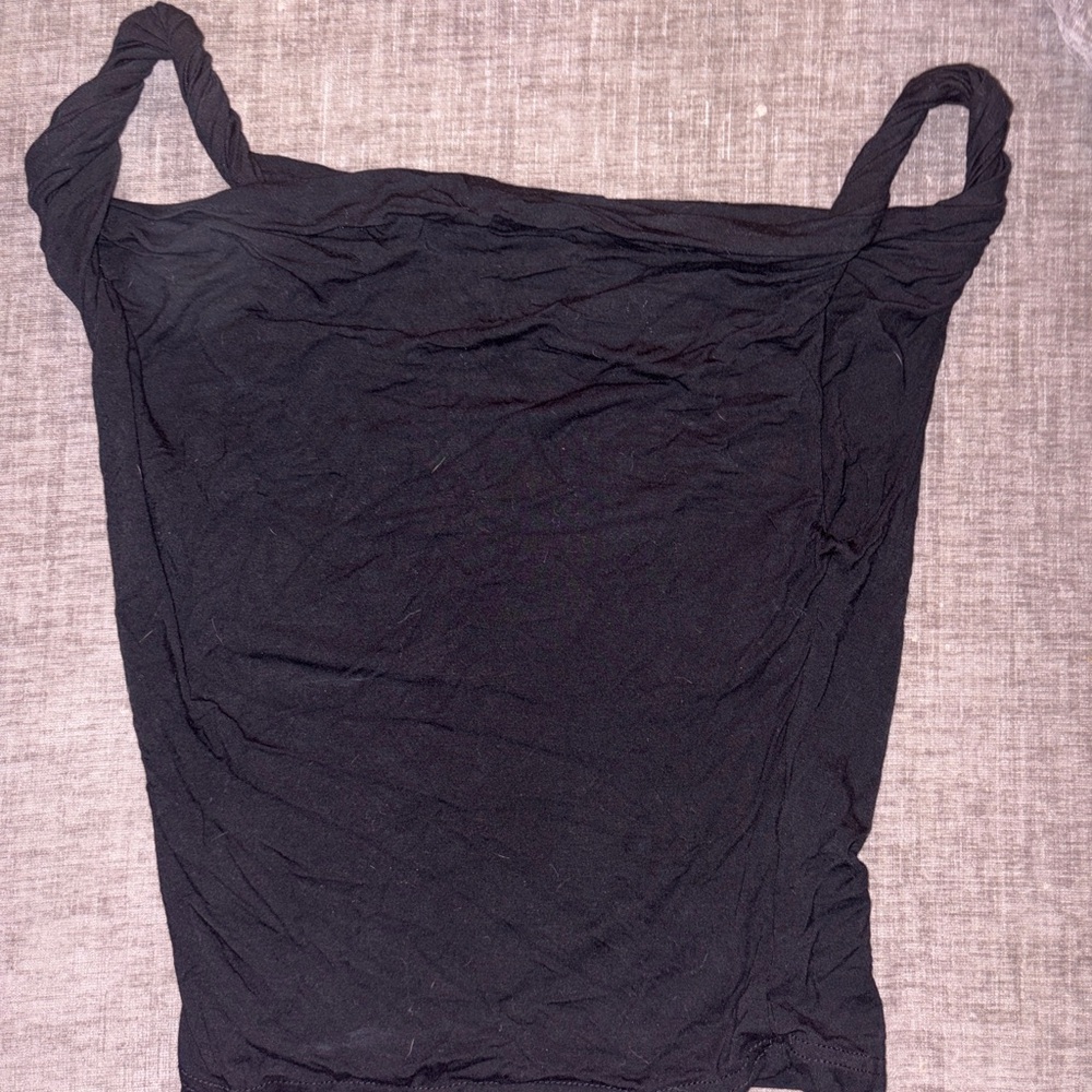 SHEIN Black Off the Shoulder Camisole Top
